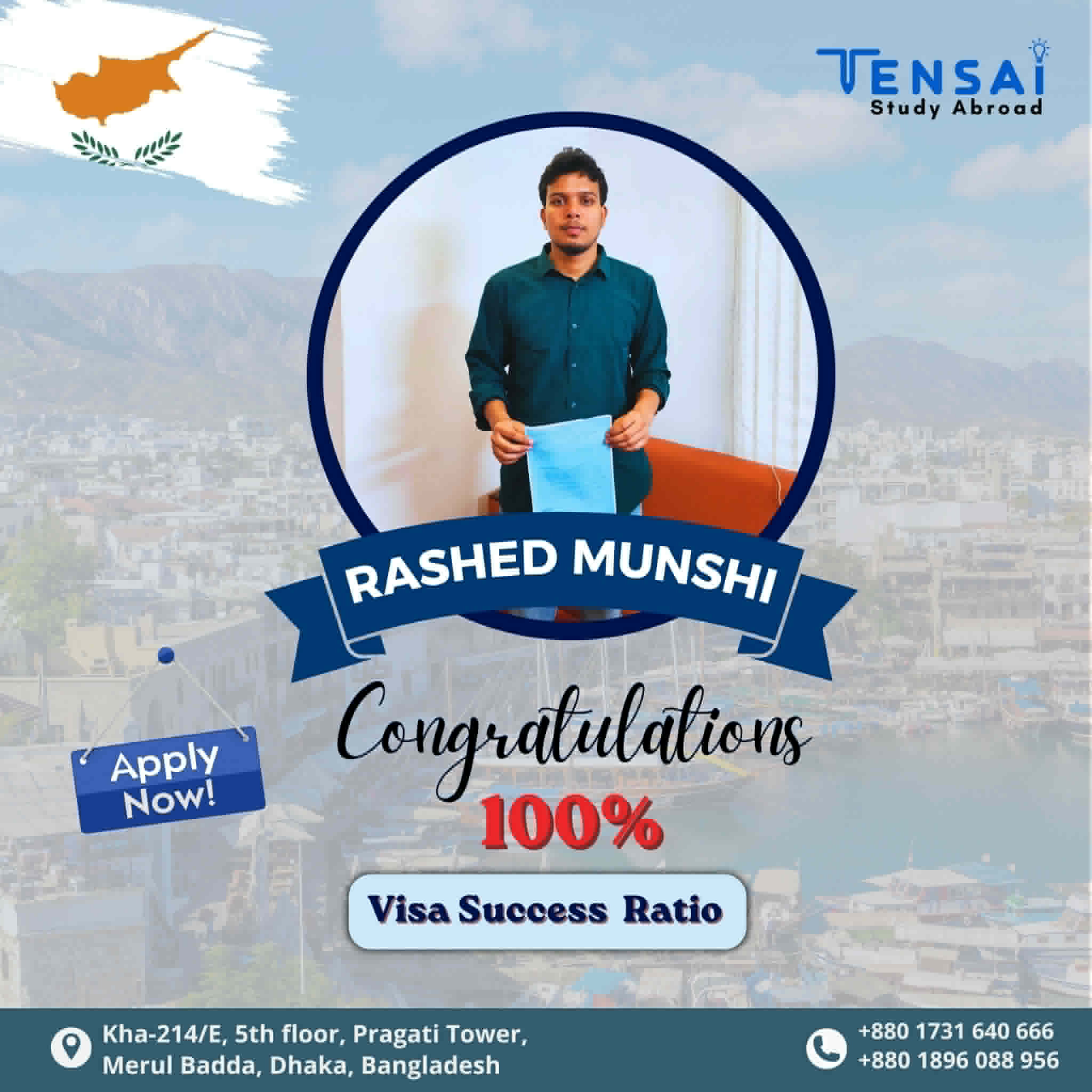 Tensai Study Abroad success story 6