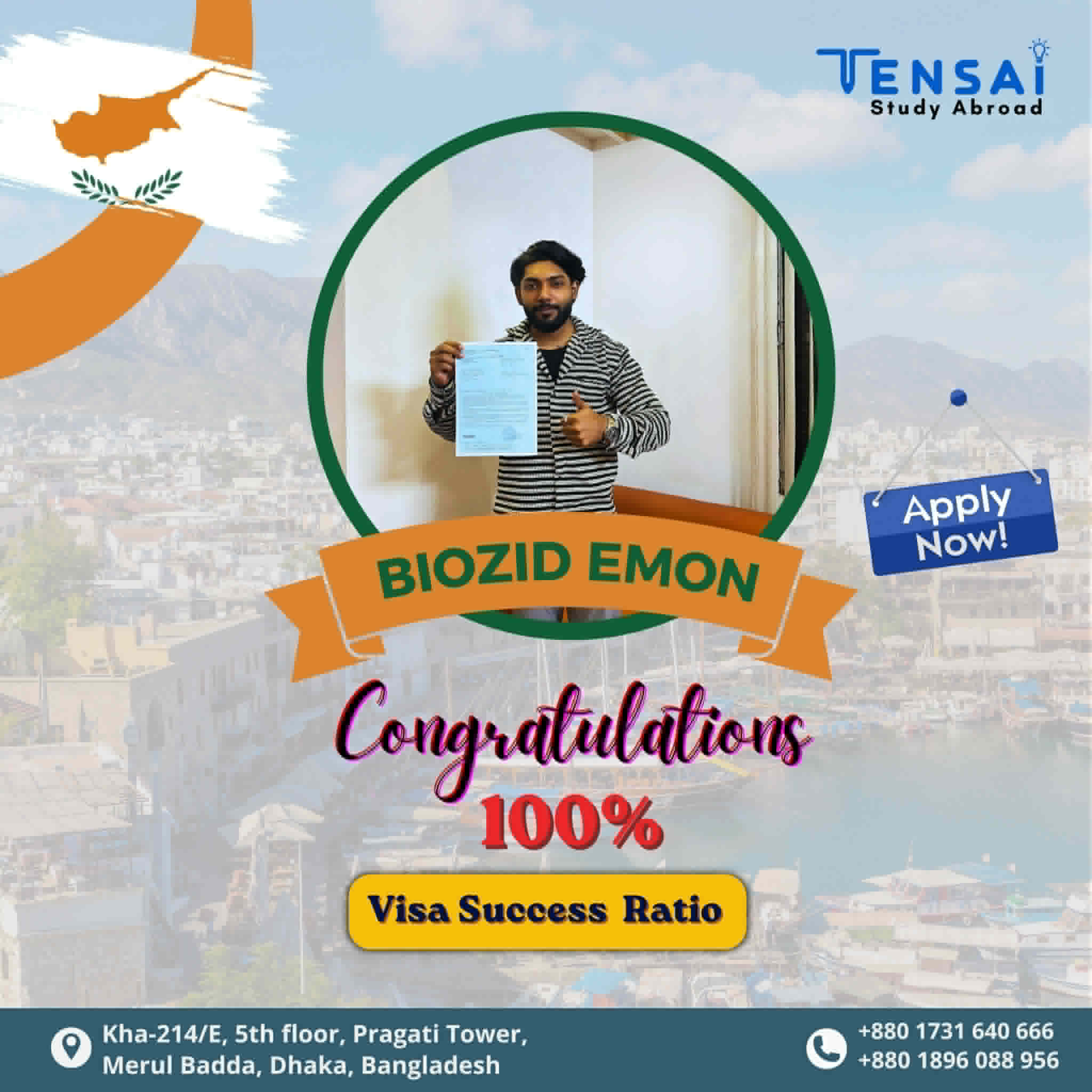 Tensai Study Abroad success story 7